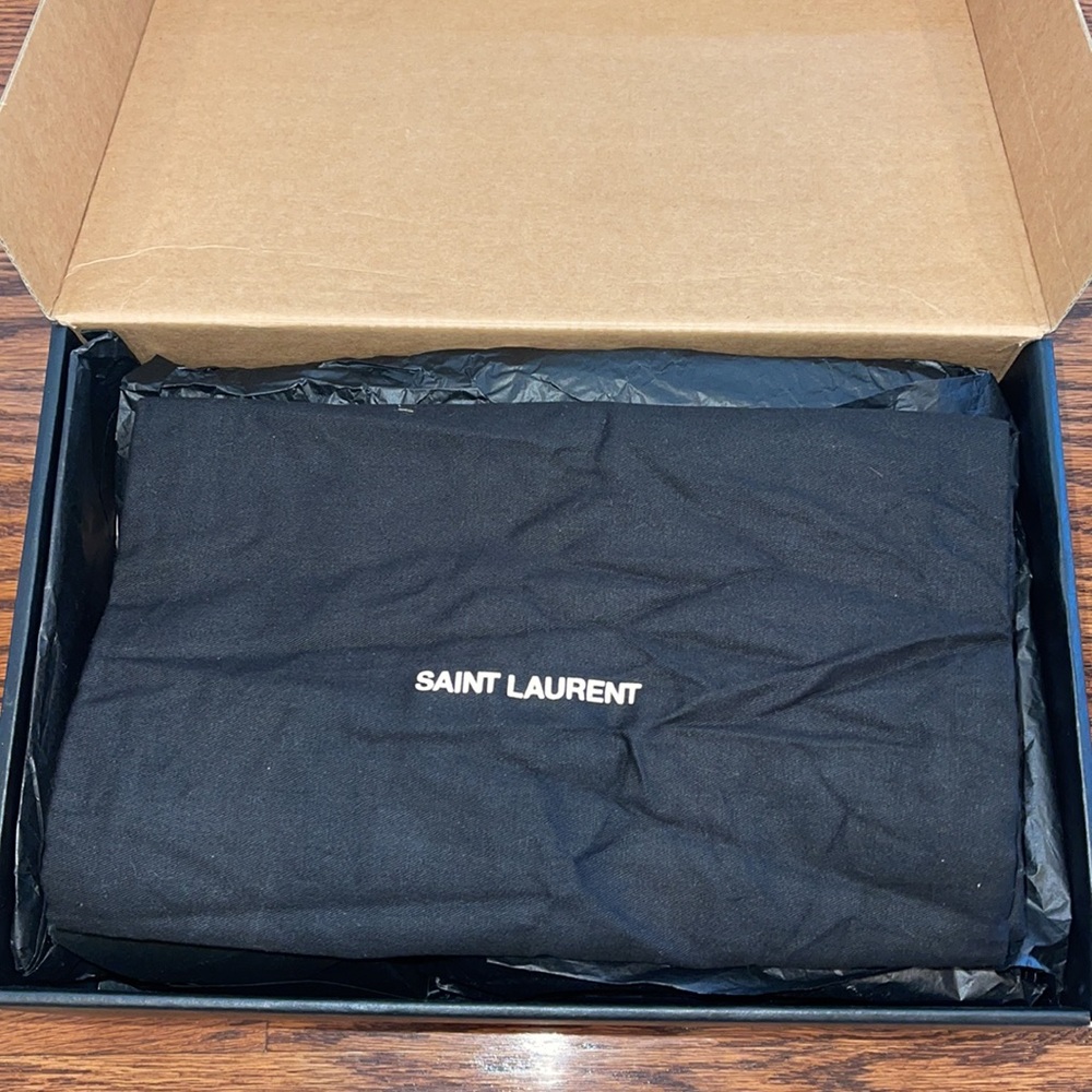 Saint Laurent EG Shell Alpha Lace UP Sneakers - Picture 9 of 9